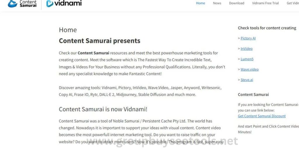 Content Samurai Group Buy