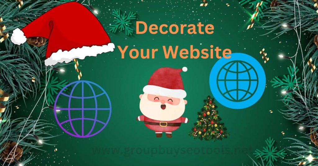 Decorate Your Website for Christmas