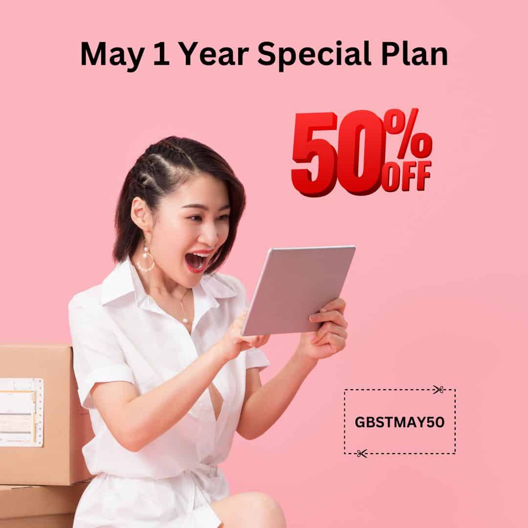 May 1 Year Special Plan
