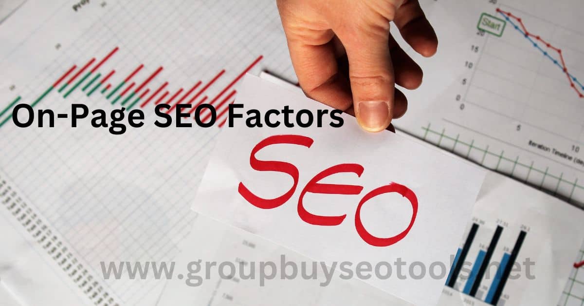 On Page SEO Factors