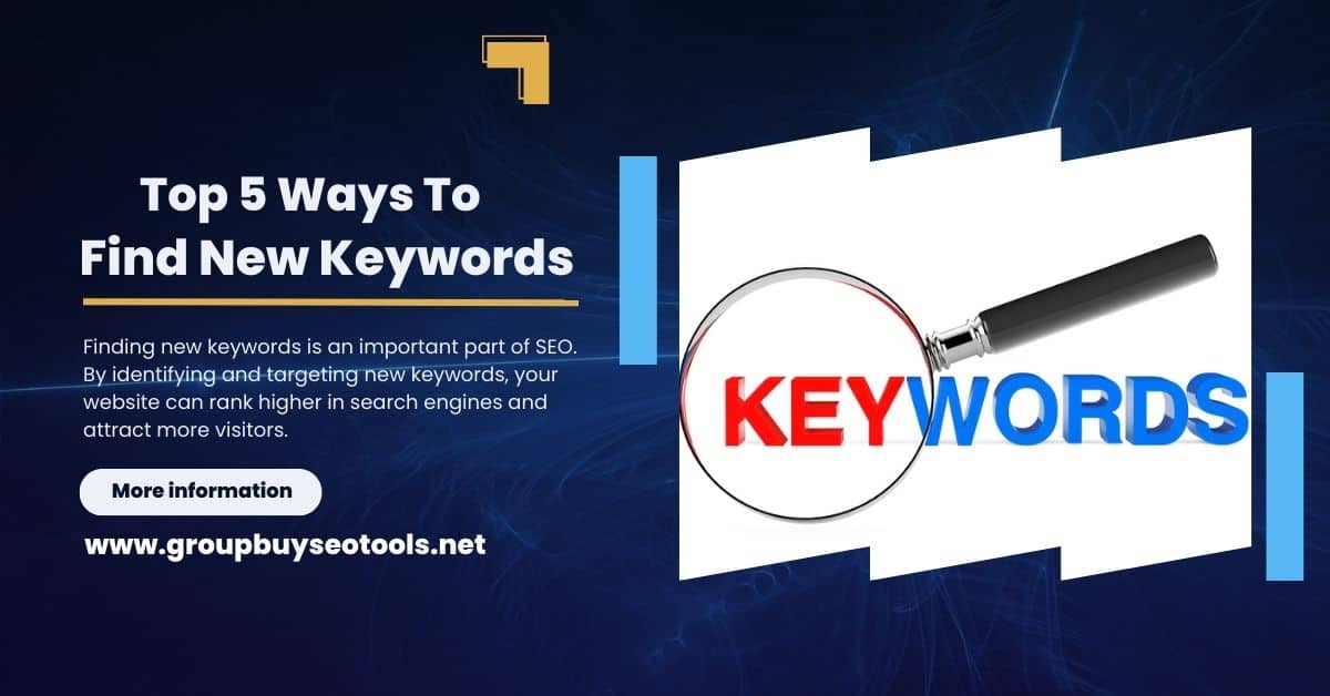 5 Ways To Find New Keywords 