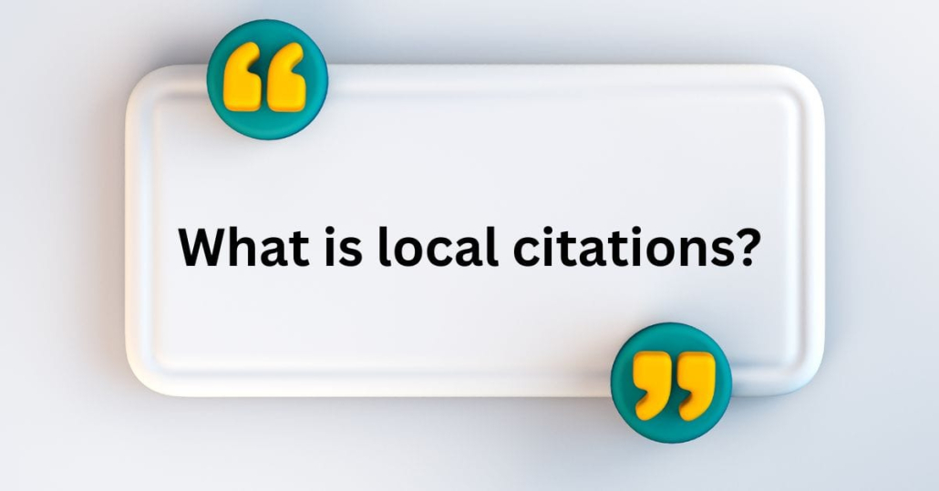 What is local citations