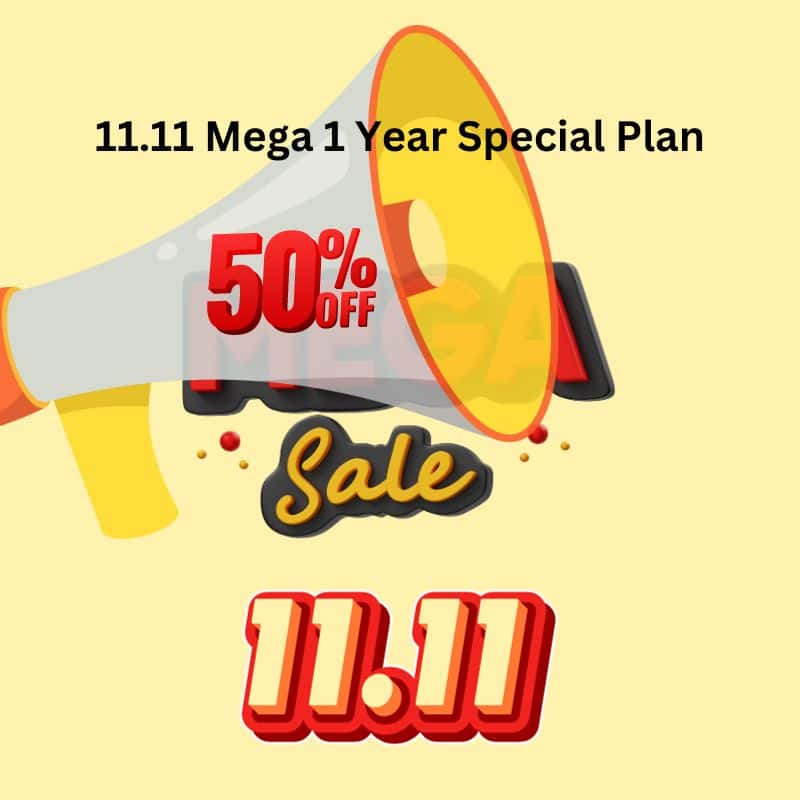 11.11 Mega 1 Year Special Plan Seo Group Buy