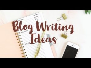 Video Thumbnail: Blog writing ideas | Writing blog post ideas | Ideas for blog writing