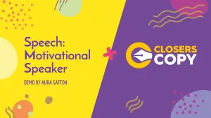 Video Thumbnail: Create Motivational Speech with Instruct ClosersCopy