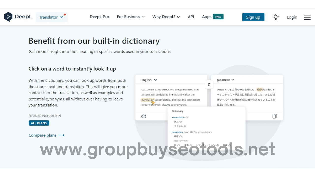 Deepl group buy