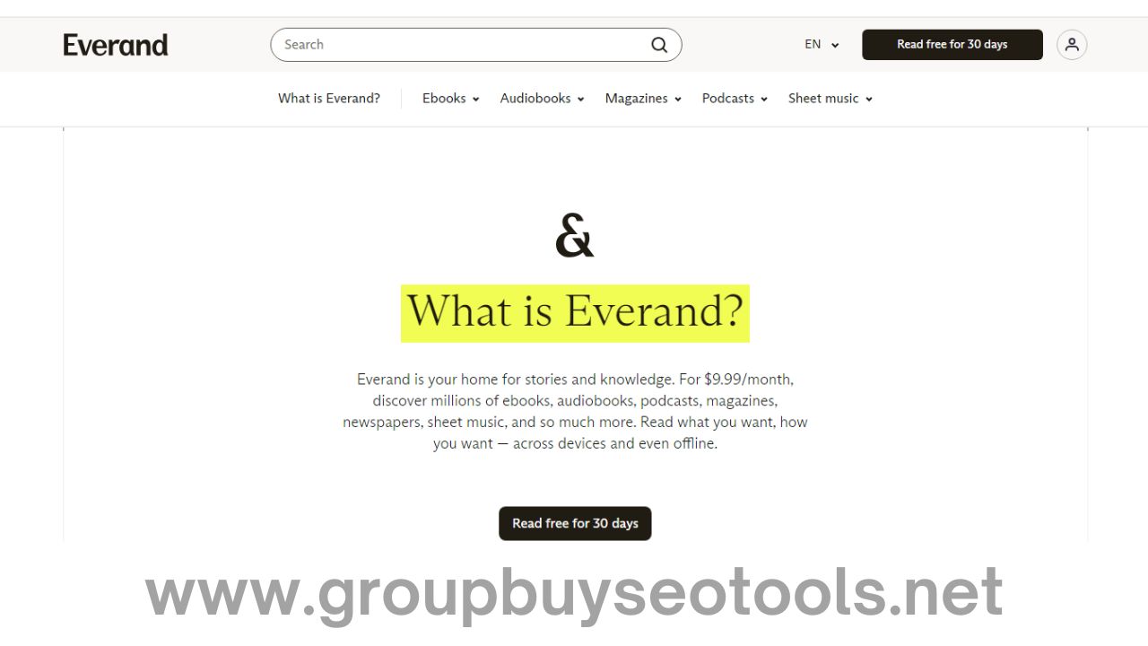 Everand Group Buy