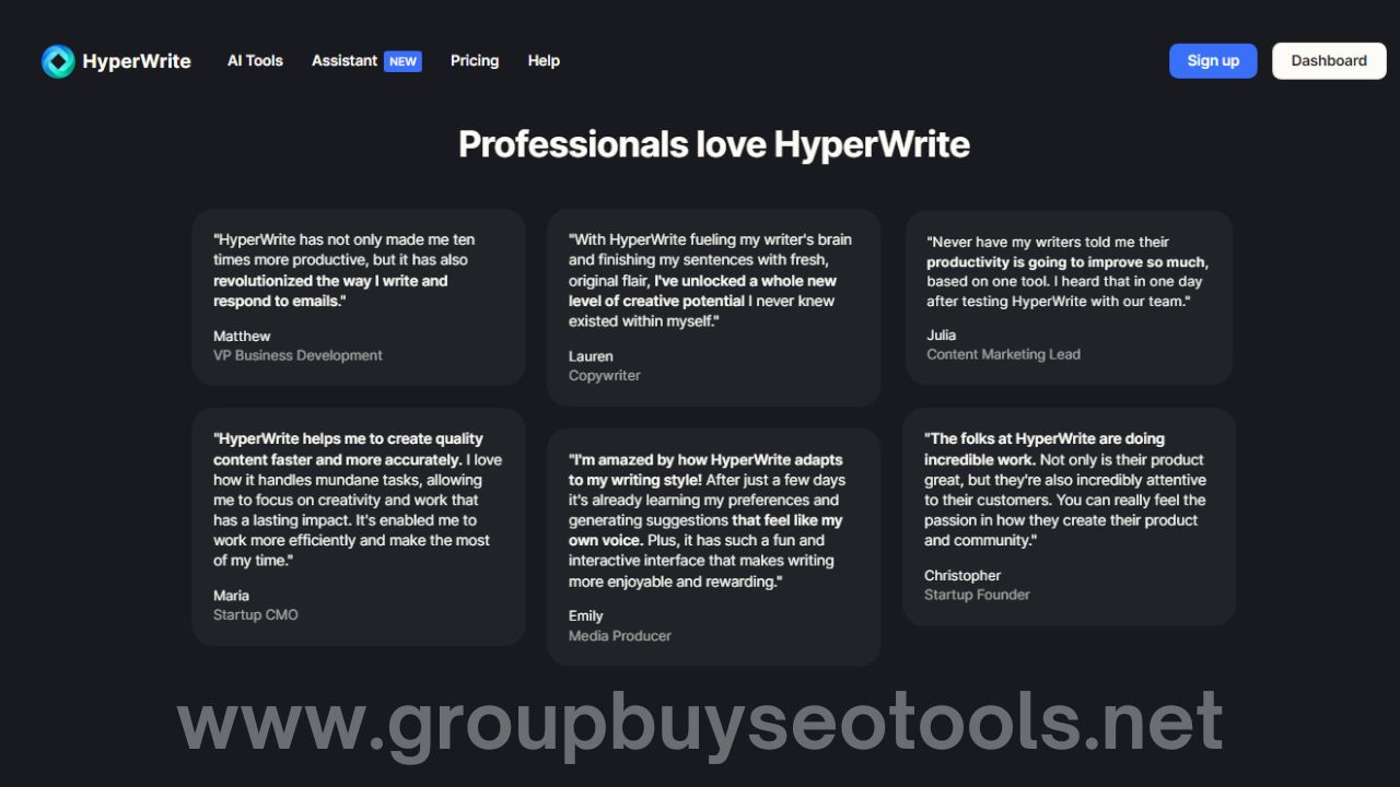 Hyperwrite Group Buy