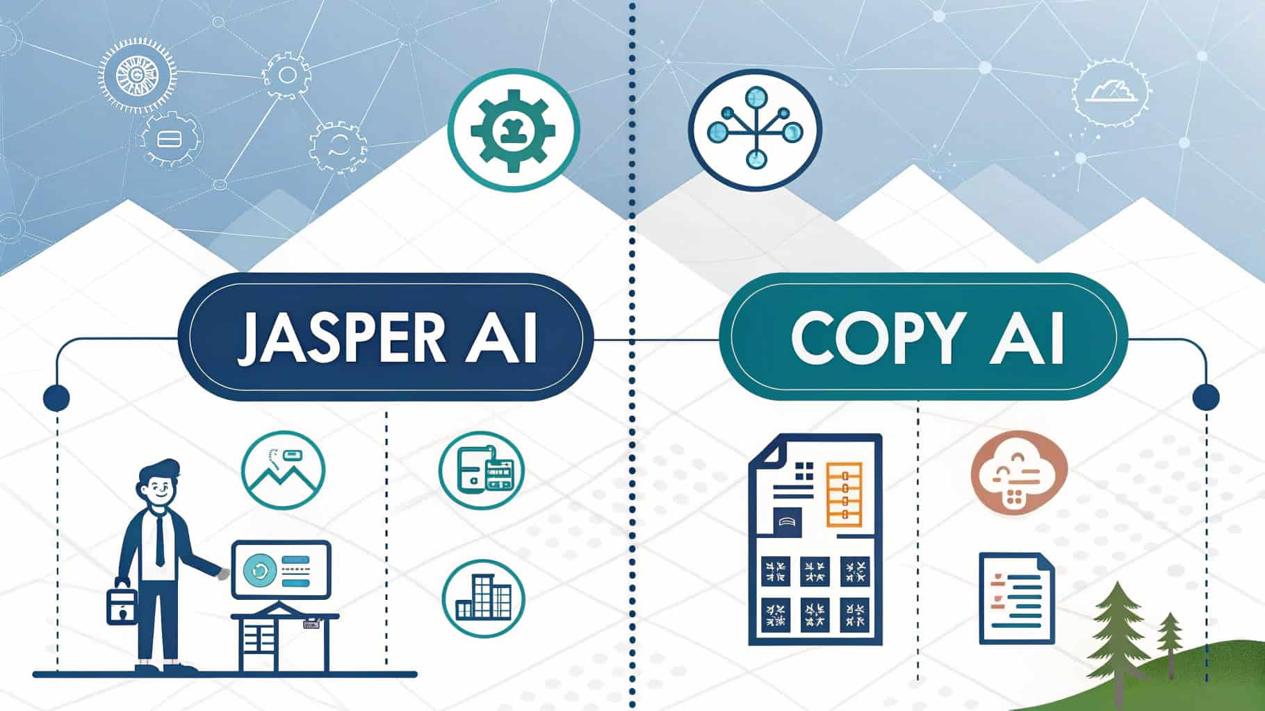 Jasper AI vs Copy AI – Feature and performance comparison of top AI content