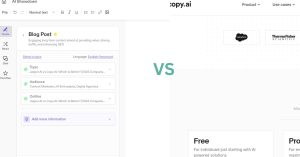 Jasper AI vs Copy AI – Comparison of AI writing tools based on features