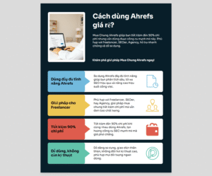 Mua chung Ahrefs – Group buy SEO tools for affordable and shared access to Ahrefs features