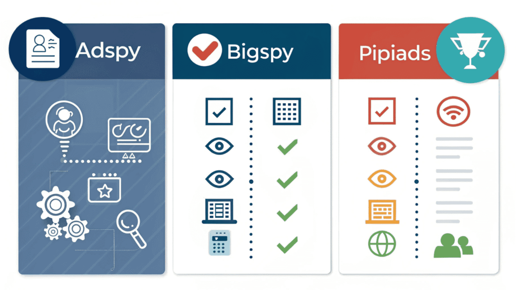 AdSpy vs BigSpy vs Pipiads Smarter Choices for Ad Strategies