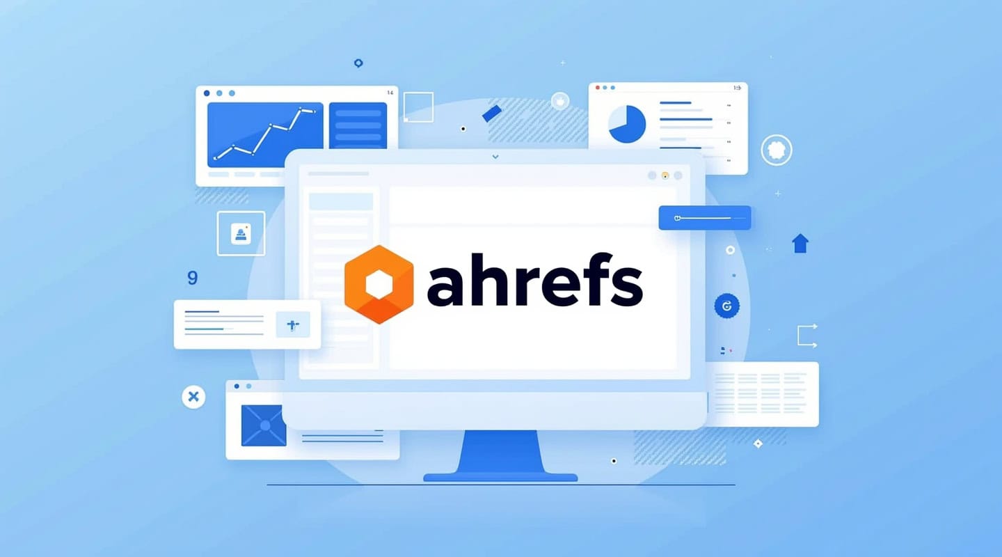 Ahrefs group buy tool dashboard used by SEO agency for backlink analysis