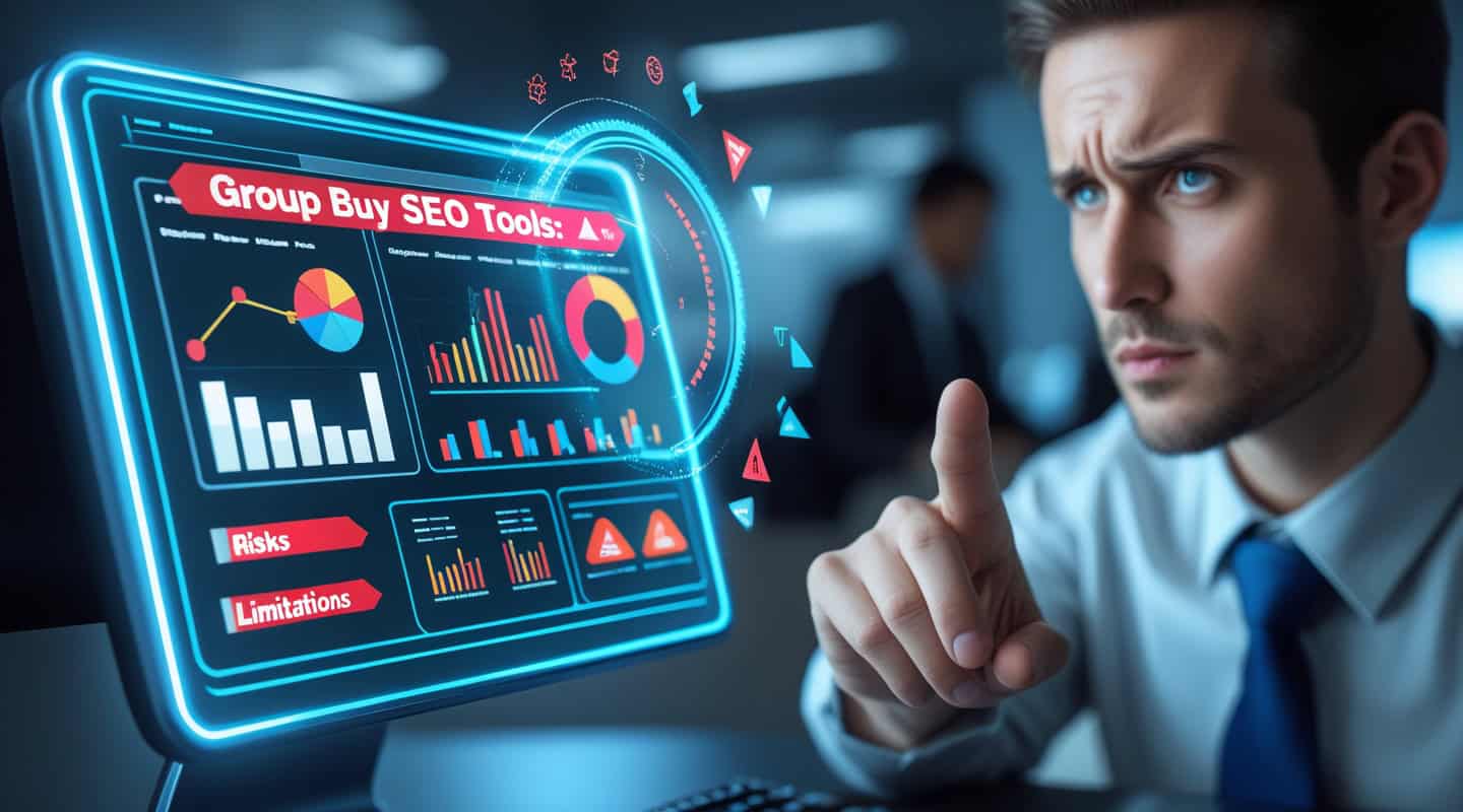 Are there any limitations or risks I should consider with group buy SEO tools
