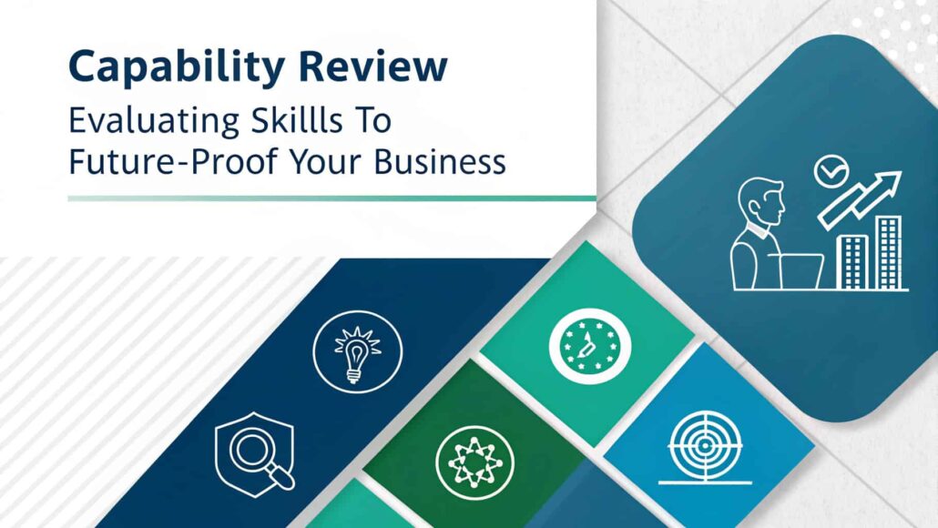 Illustration of a capability review process showing team skills assessment