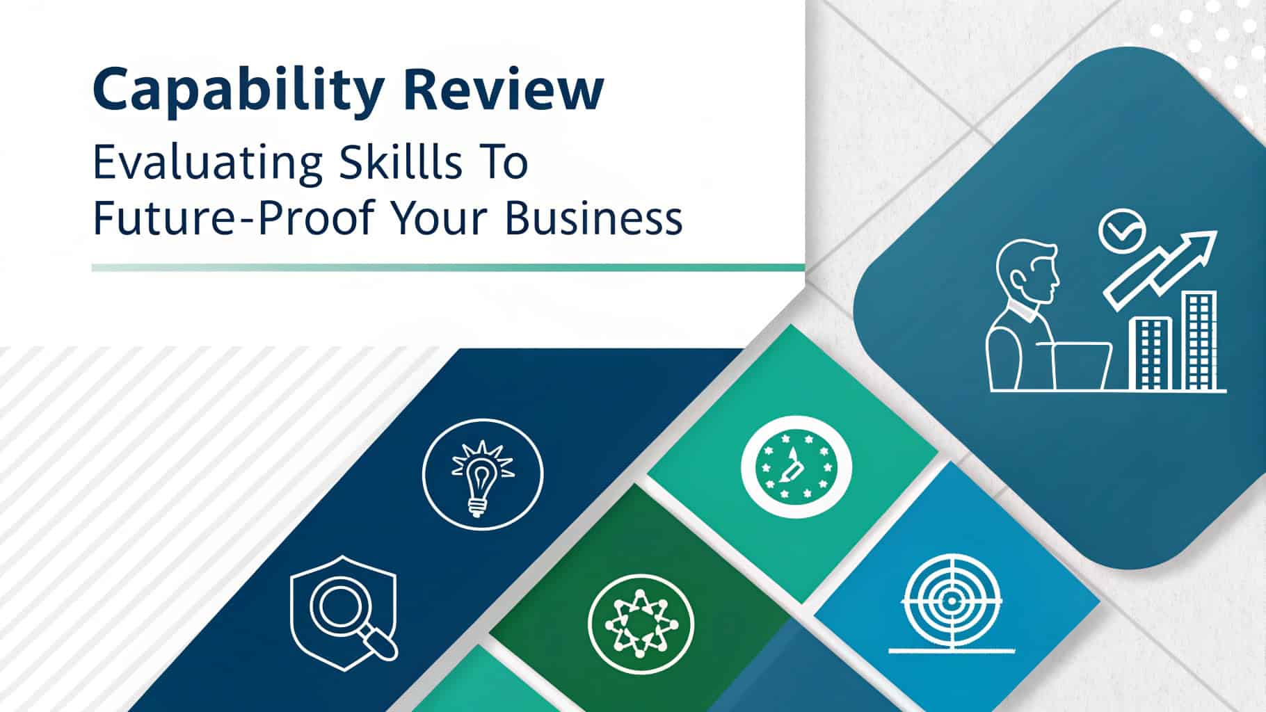 Illustration of a capability review process showing team skills assessment