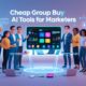 Group Buy AI Tools - Affordable and Powerful AI Solutions for Marketers to Elevate Your Campaigns