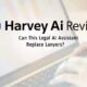 Harvey AI dashboard screenshot in user review