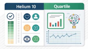 Helium 10 vs Quartile