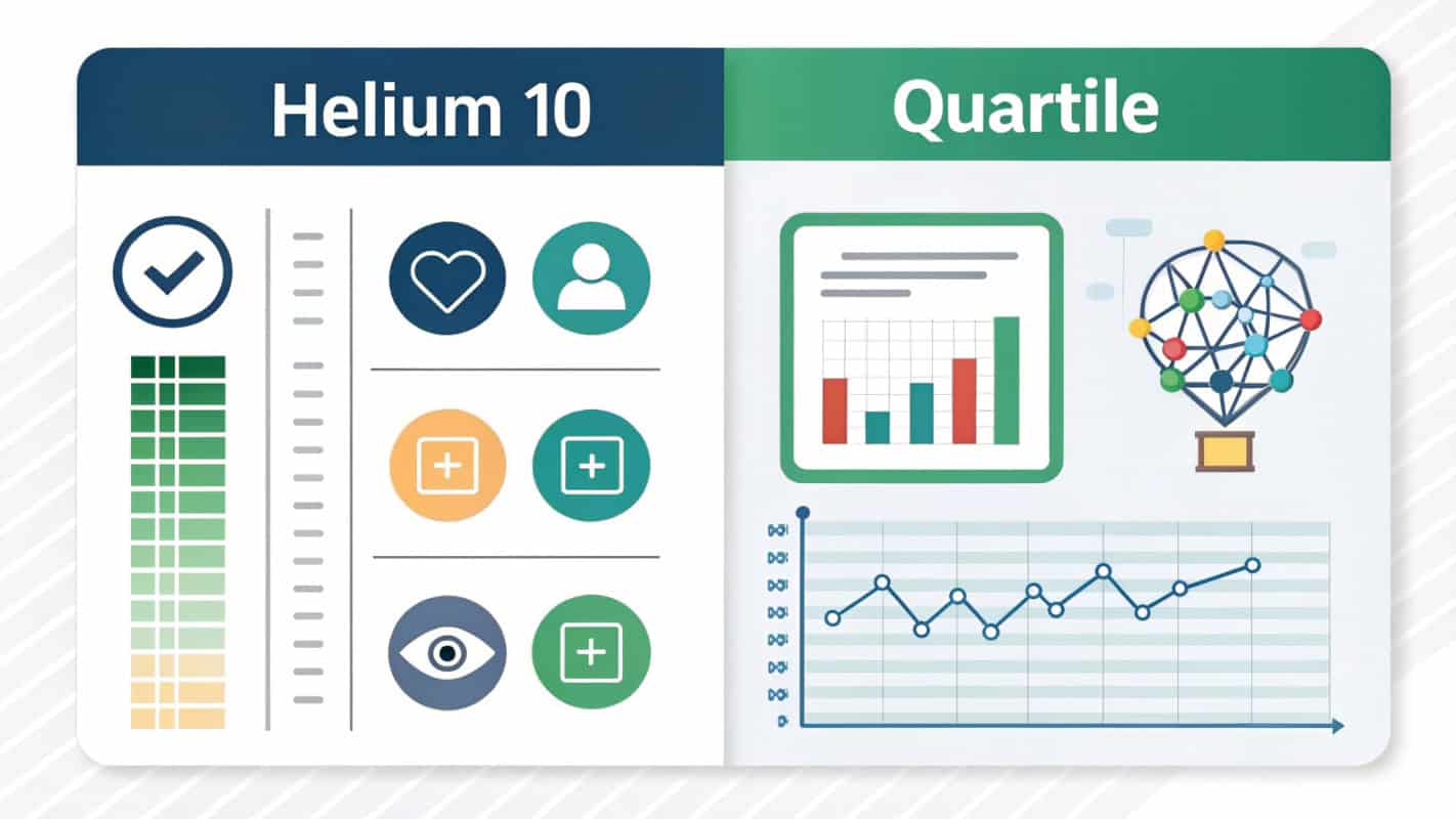 Helium 10 vs Quartile