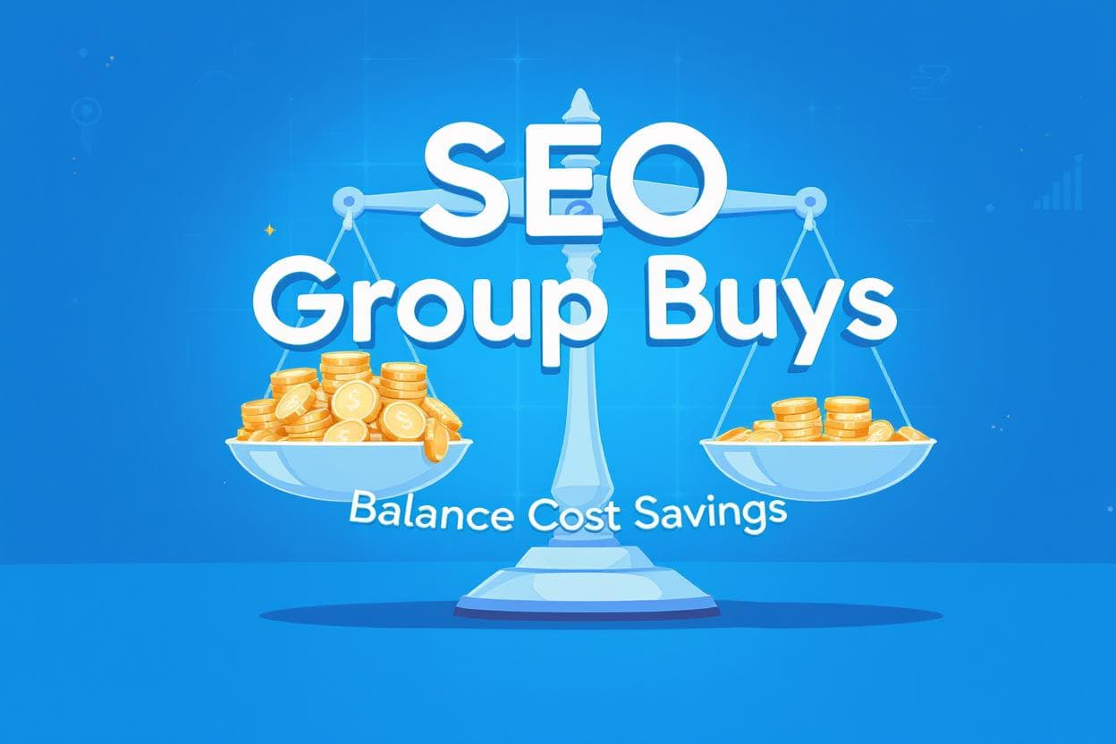 How do SEO group buys balance cost savings with potential account bans