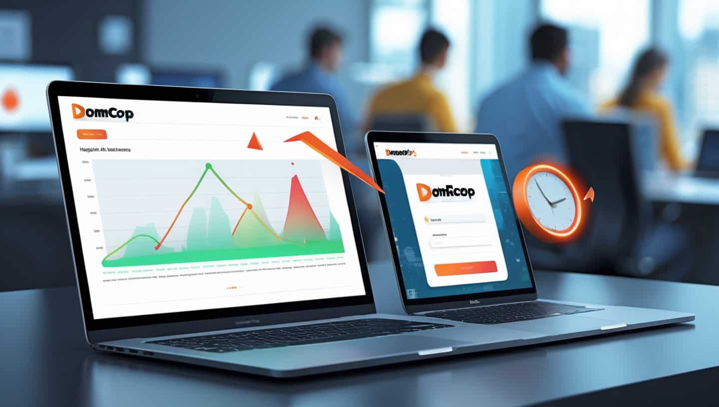 How does DomCop help find valuable expired domains quickly