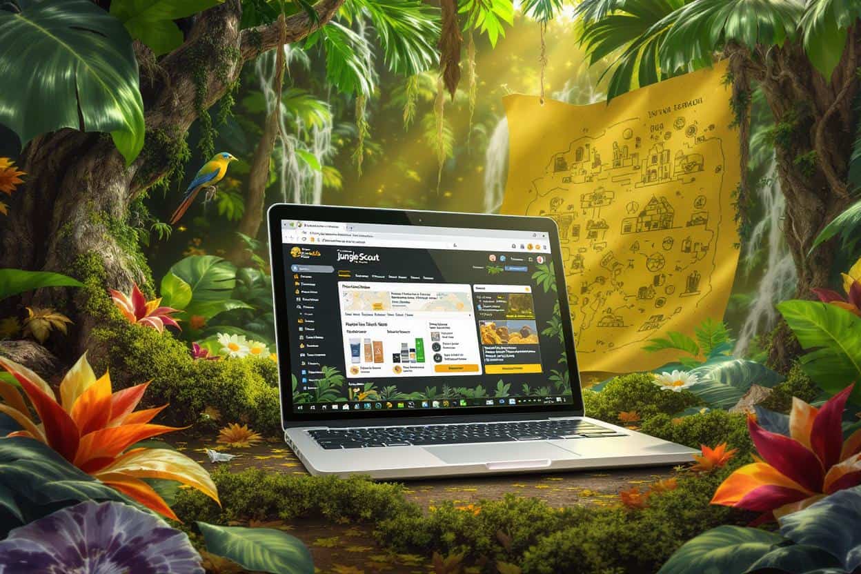 How does Jungle Scout simplify Amazon product research for beginners