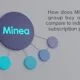 How does Minea group buy offer compare to individual subscription plans