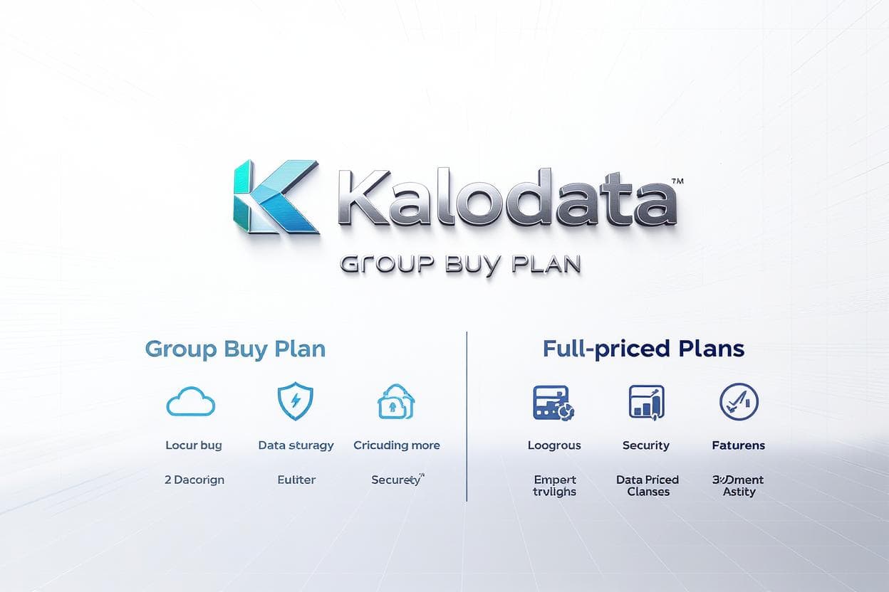 How does the Kalodata group buy compare in features to its full-priced plans