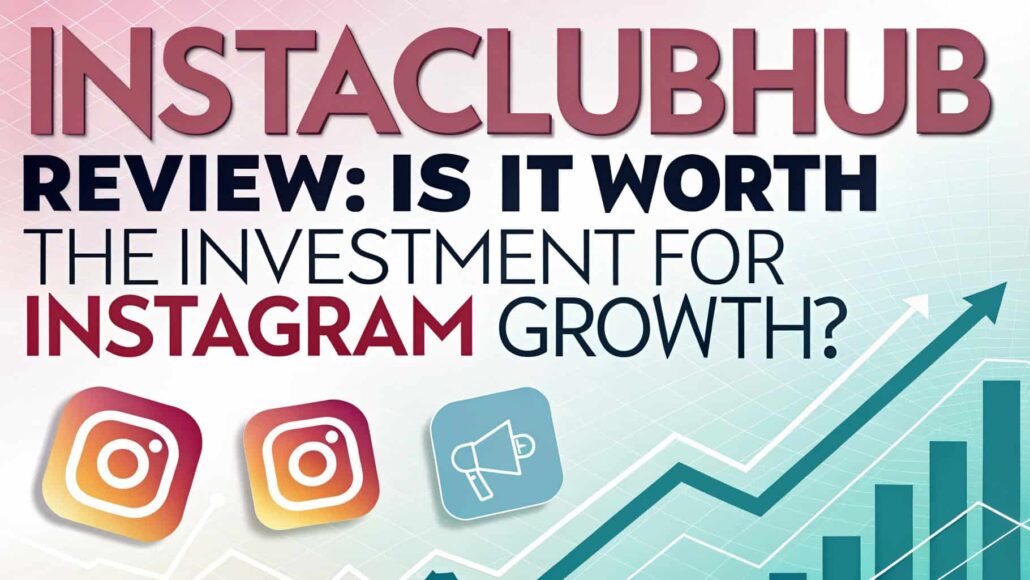 InstaClubHub dashboard showing Instagram growth tools