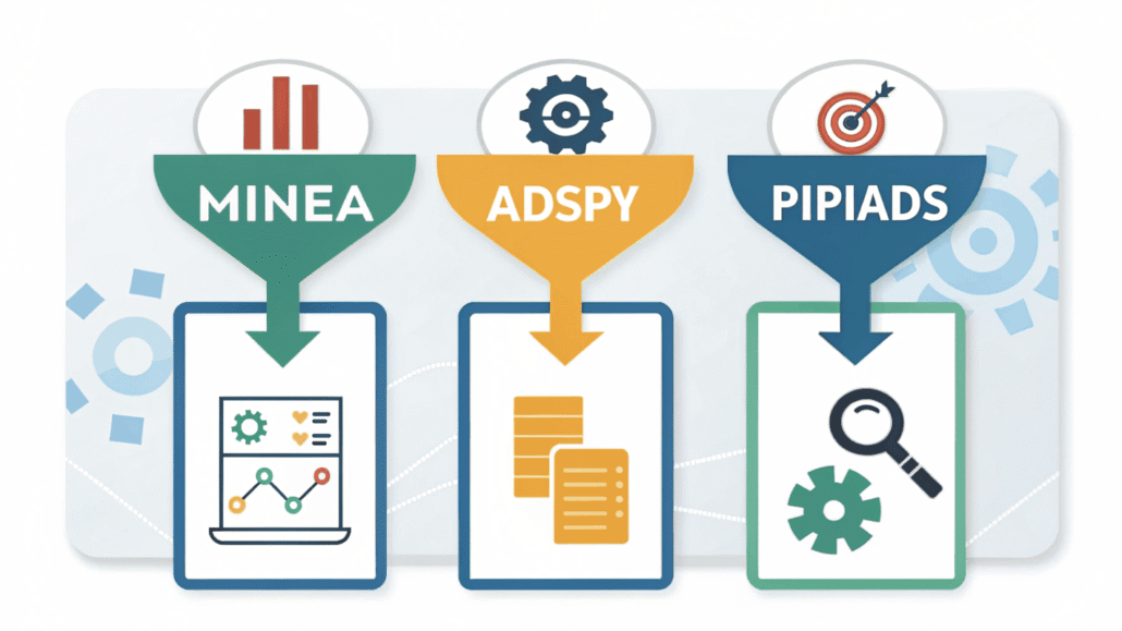 Minea vs AdSpy vs Pipiads Simplify Your Ad Campaigns Now