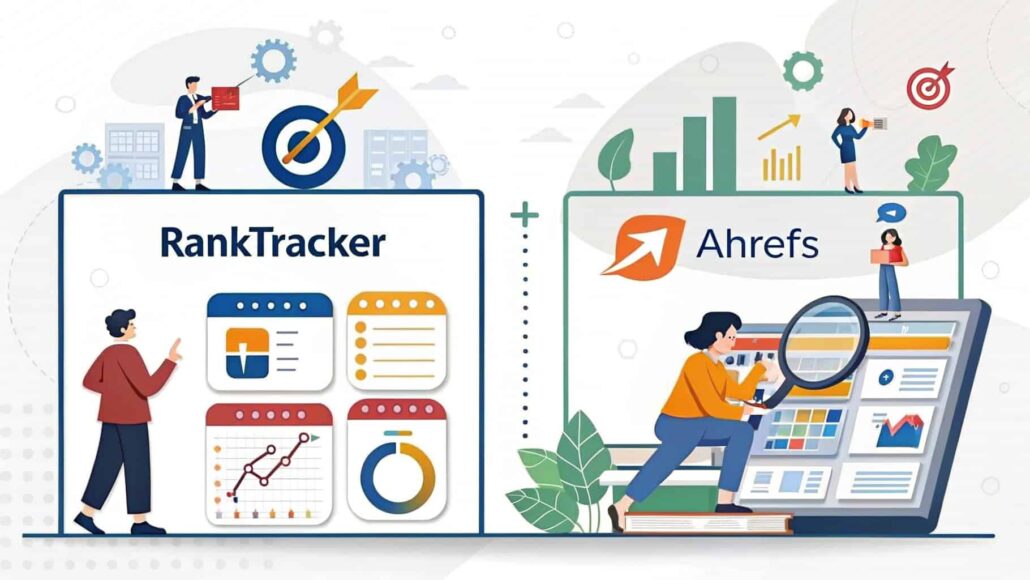Ranktracker vs Ahrefs – 2026 comparison of SEO tools