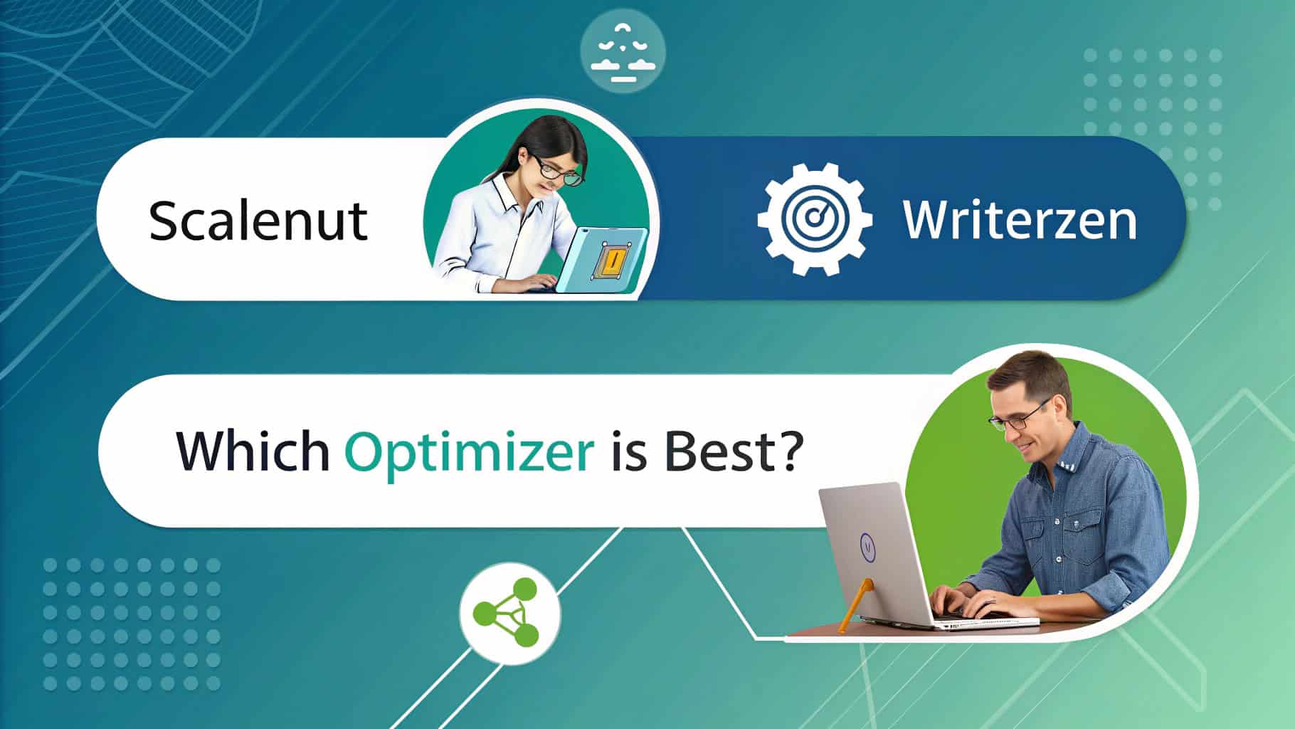 Scalenut vs Writerzen comparison chart 2026 – Best AI SEO content optimizer tools for marketers