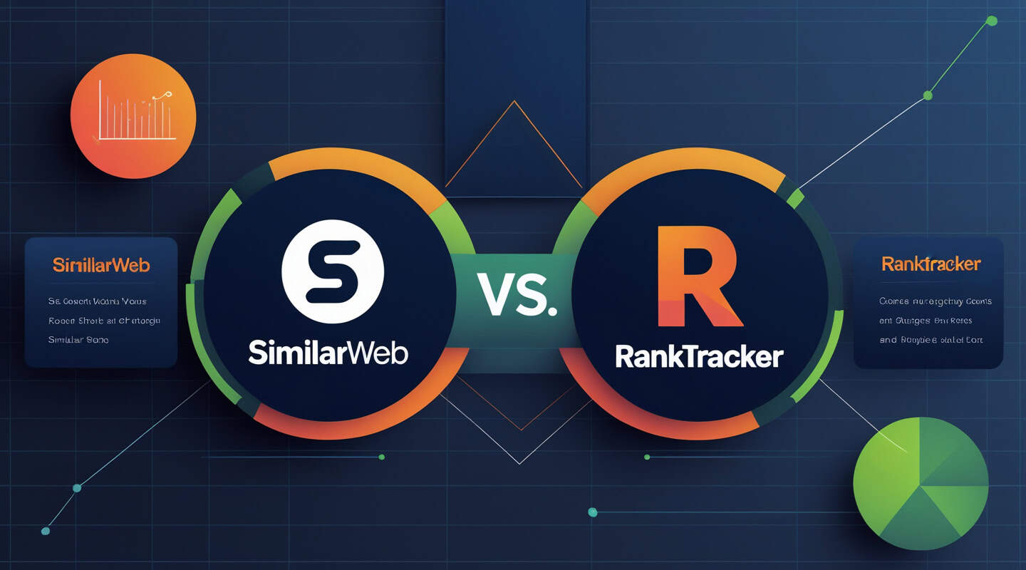 SimilarWeb's traffic analytics dashboard vs RankTracker