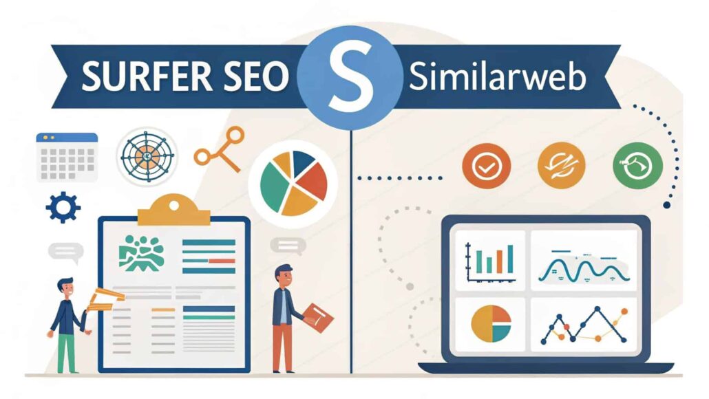 Surfer SEO vs Similarweb – Comparison of SEO content optimization vs website