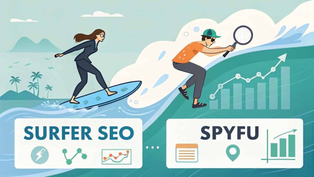 Surfer SEO vs SpyFu – Detailed comparison of SEO tools for content