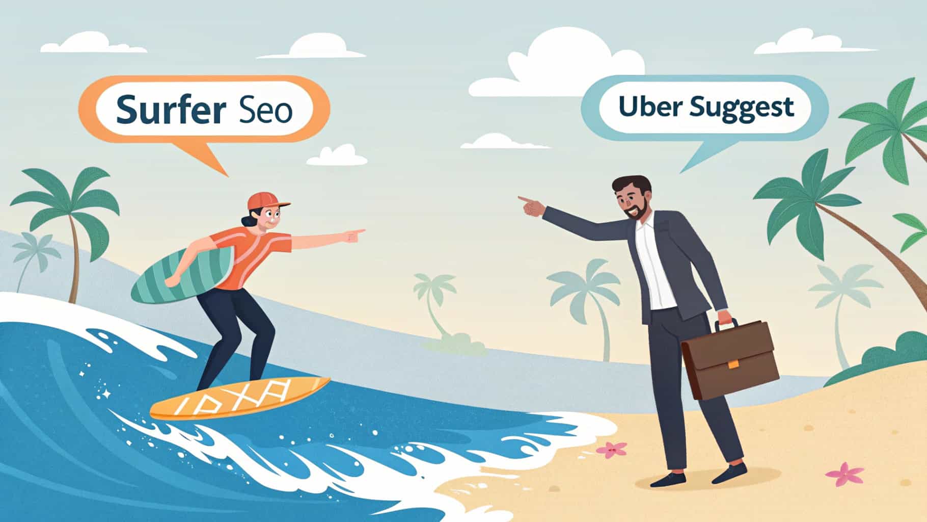 Surfer SEO vs Ubersuggest – SEO tool comparison for content optimization