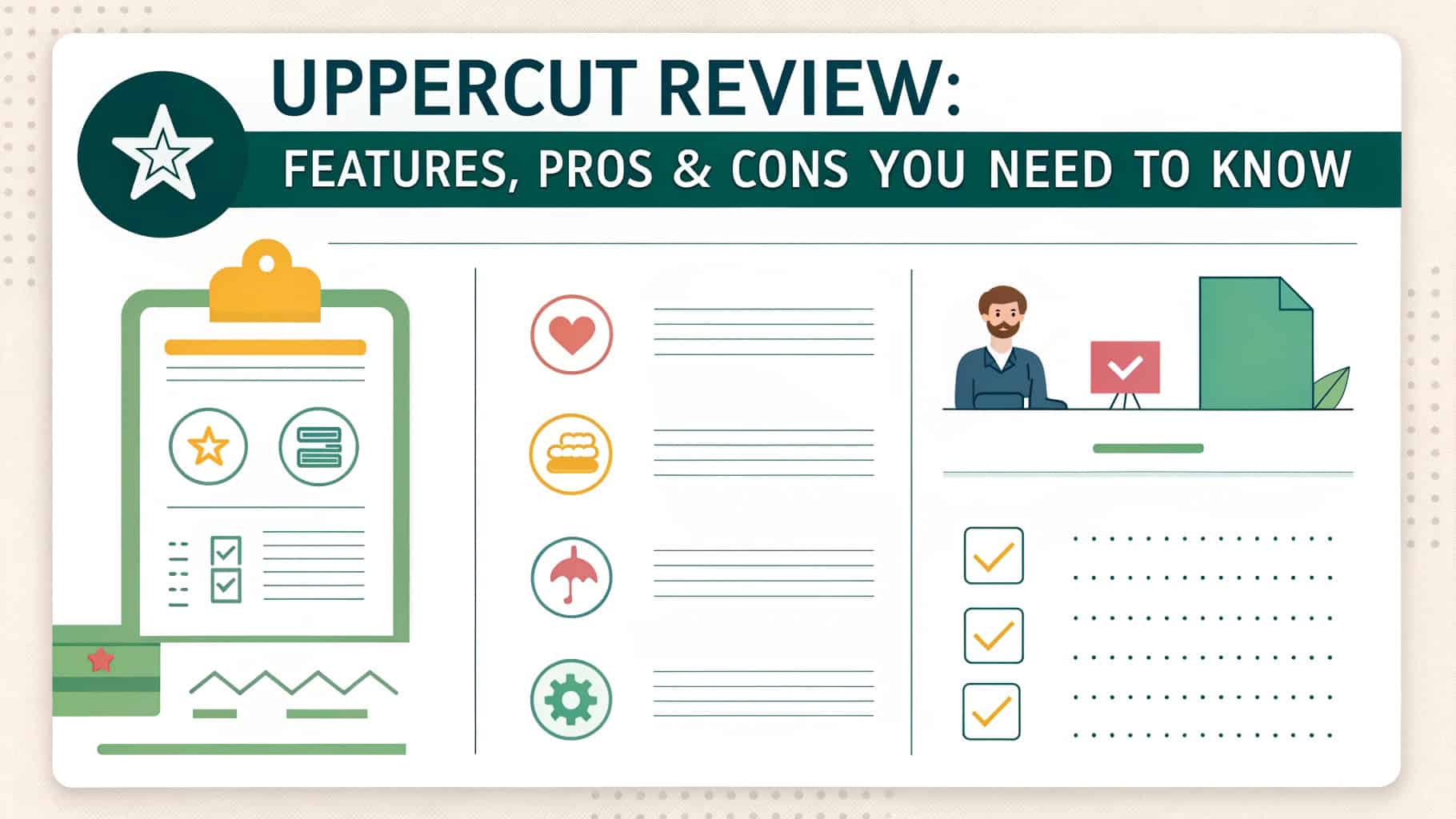 Screenshot of Uppercut interface for product review