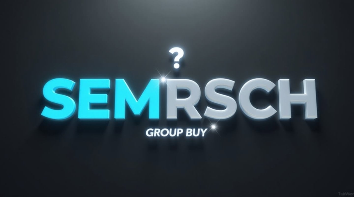 Semrush group buy dashboard showing shared access to keyword and competitor analysis tools