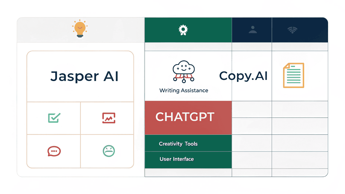 Jasper AI Copy.ai vs chatgpt