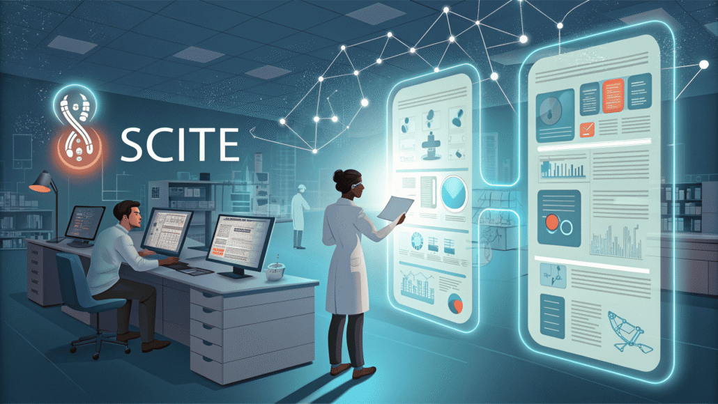 Scite AI-Powered Research Platform with Smart Citation Context