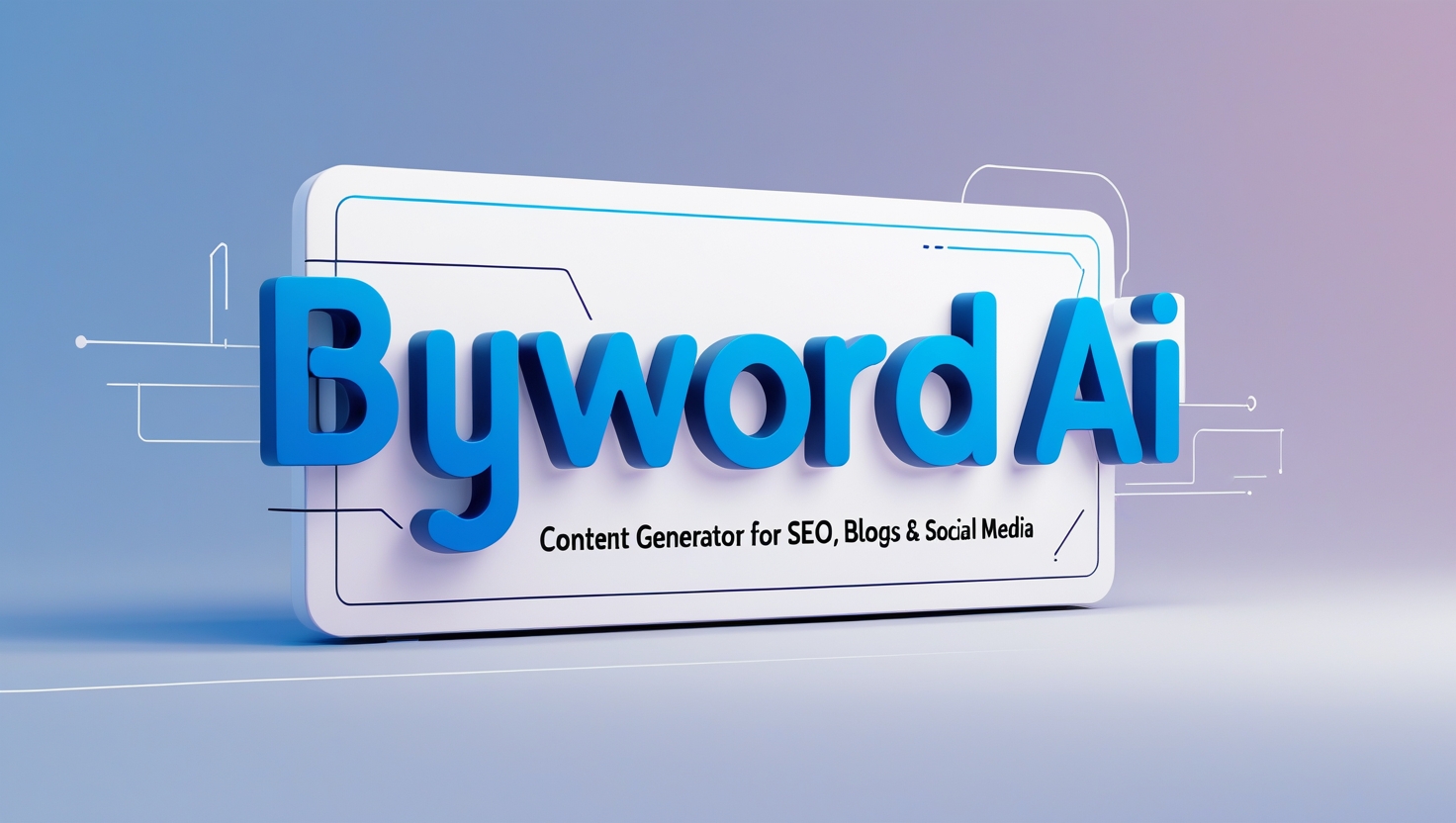 Byword AI – Content Generator for SEO, Blogs & Social Media
