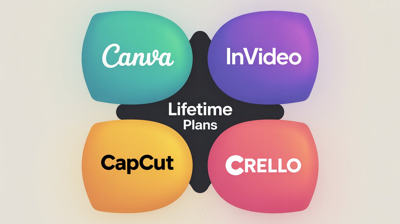 Canva, InVideo, CapCut & Crello Lifetime Plan