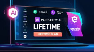 ChatGPT Hailuo ai Eleven labs Perplexity ai Envato element Lifetime Plan