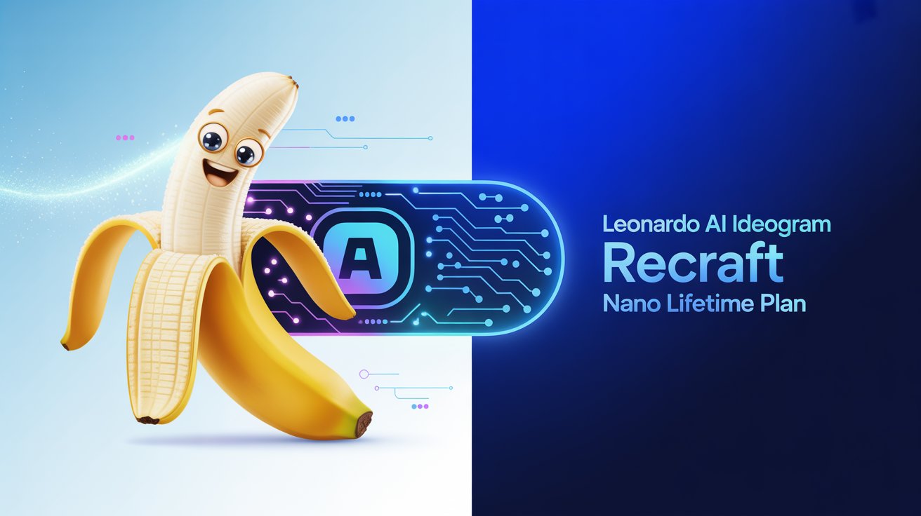 Leonardo Ai Ideogram Recraft Nano Banana Lifetime Plan