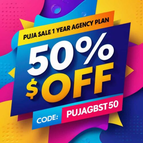 Puja Sale 1 Year Agency Plan