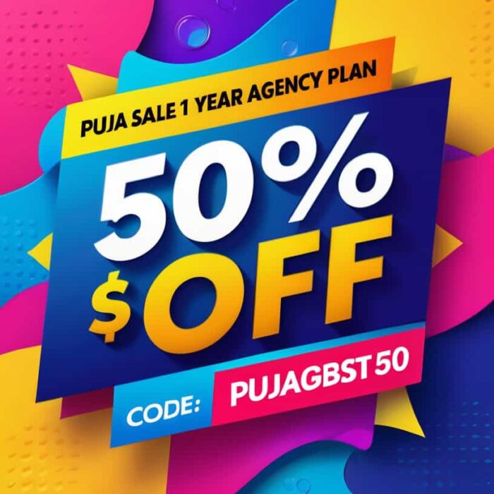Puja Sale 1 Year Agency Plan