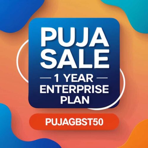 Puja Sale 1 Year Enterprise Plan