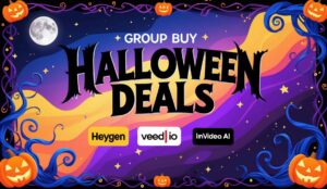 Halloween Deals HeyGen RunwayML Veed io Invideo ai Group Buy