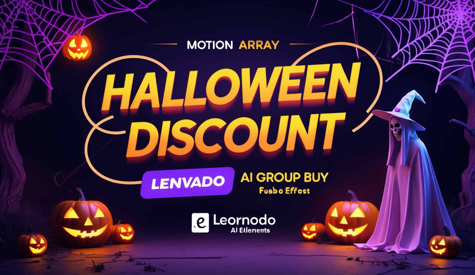 Halloween Discount Motion Array Envato element Leornodo Ai Group Buy